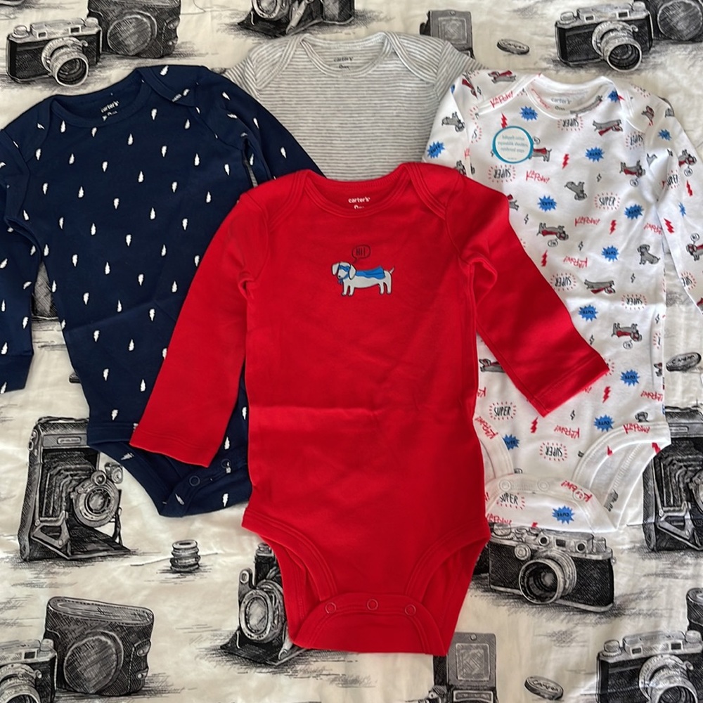 Carter’s Boys 9M Onesie Lot